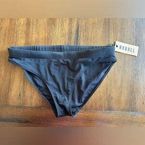 Nobull Women’s Black Bikini Bottom- size Medium